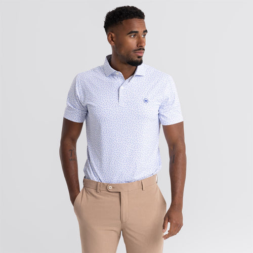 Olive Grove Performance Jersey Polo White