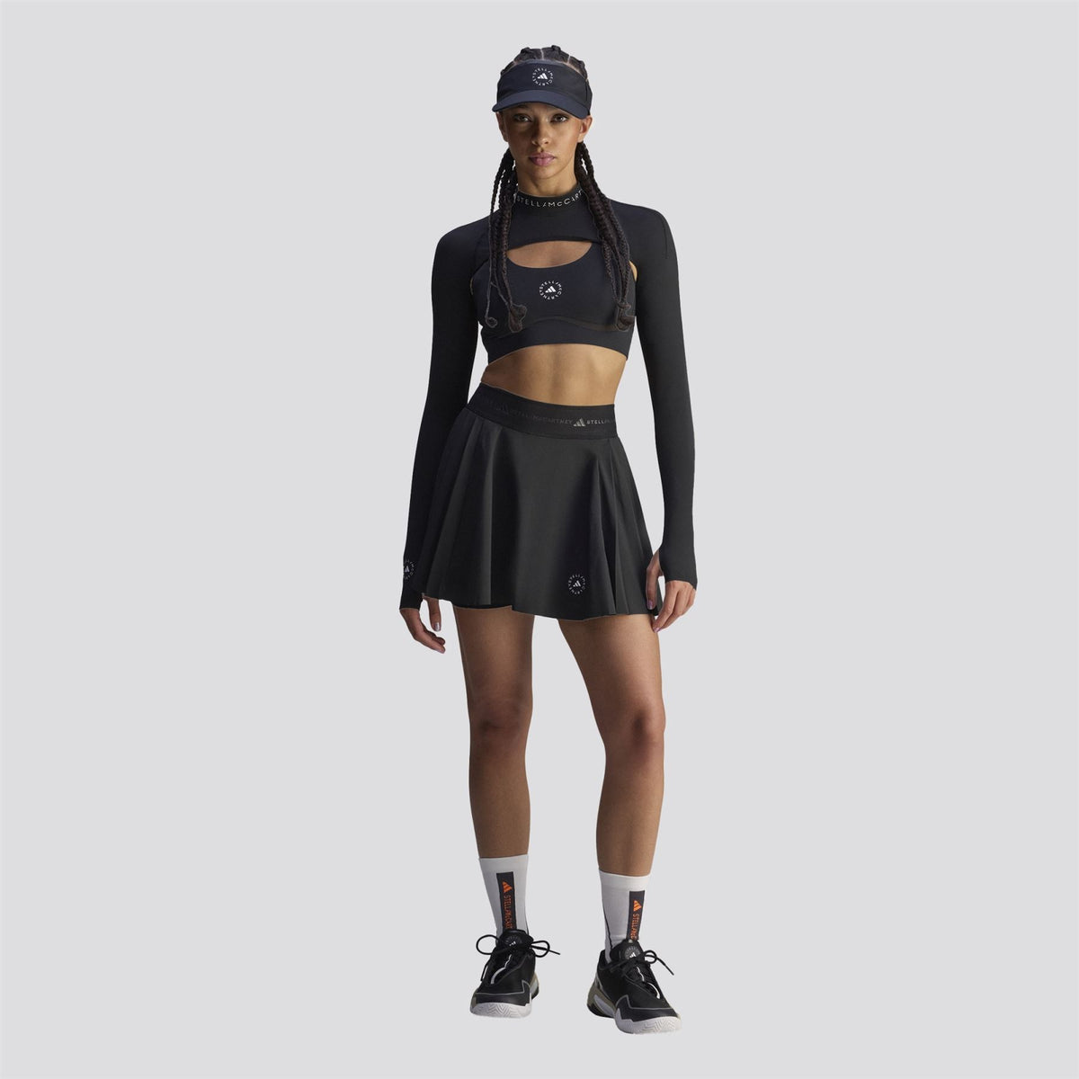 Training Pleated Skort Black