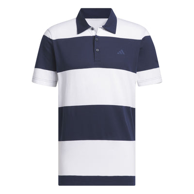 Colourblock Rugby Stripe Regular Fit Core Polo White/Navy - SS24