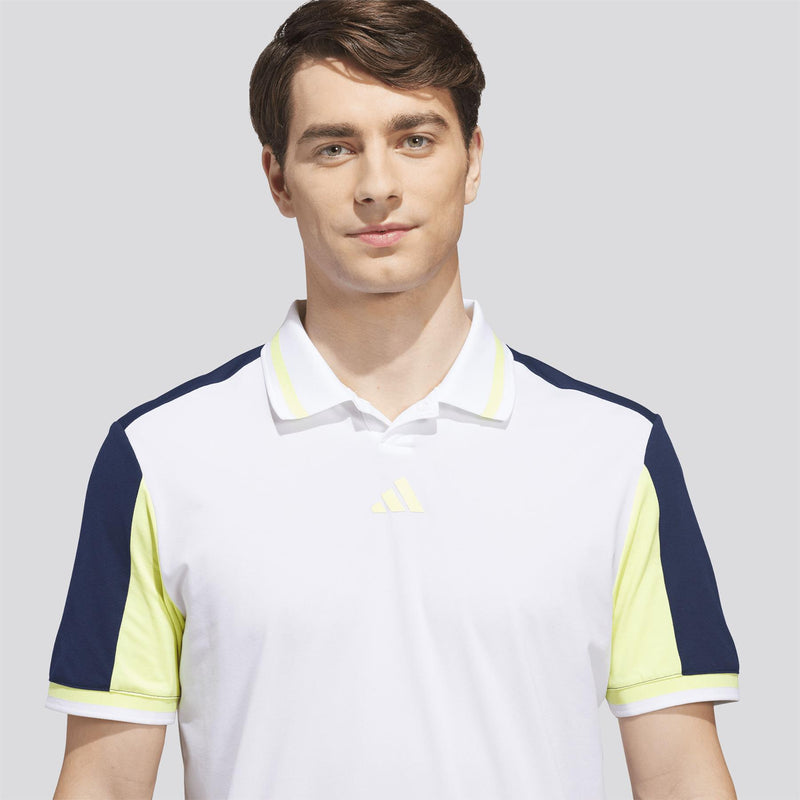 adidas Beyond The Course Vent Twistknit Polo Shirt - back view