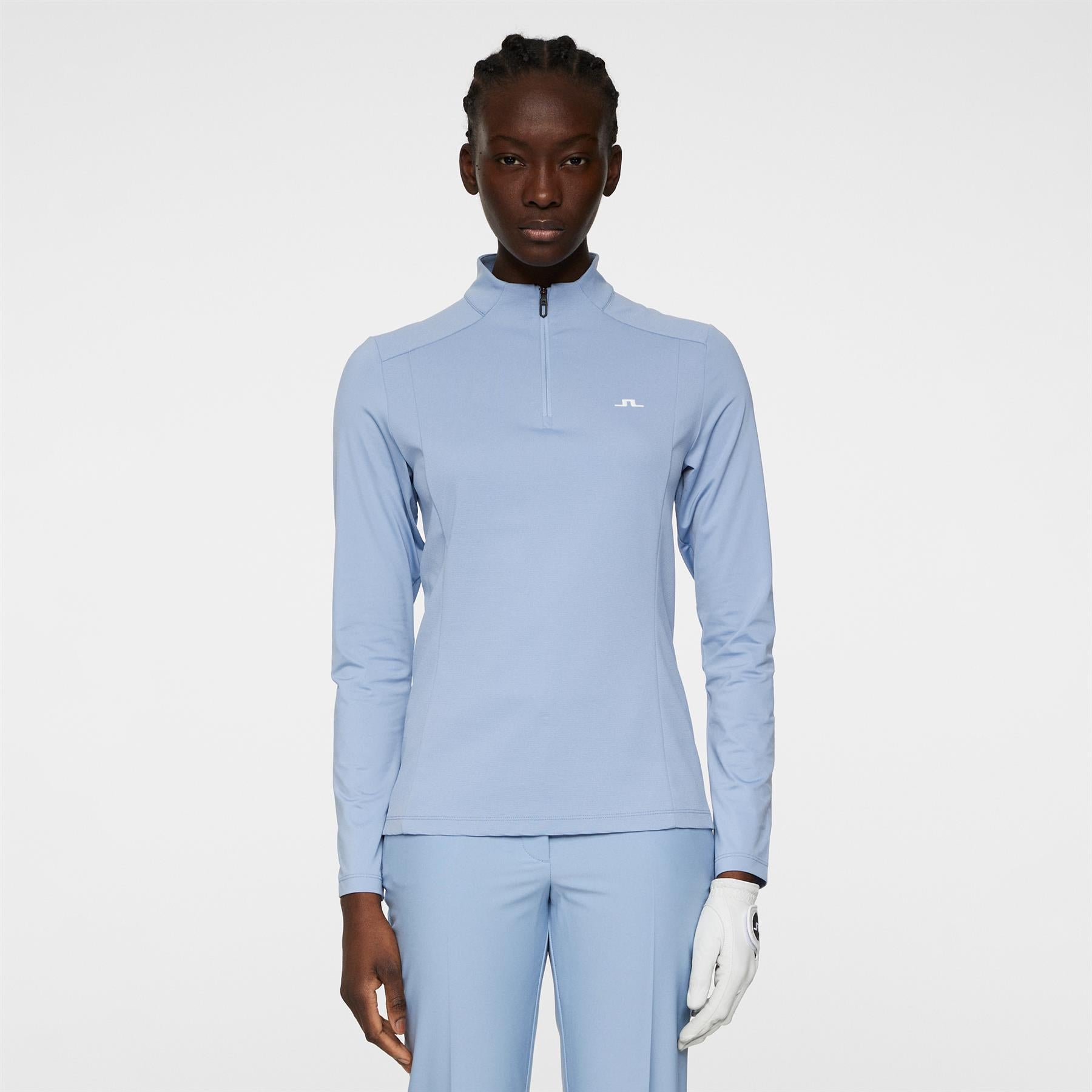 Cindy Quarter Zip Mid Layer Rain Washed