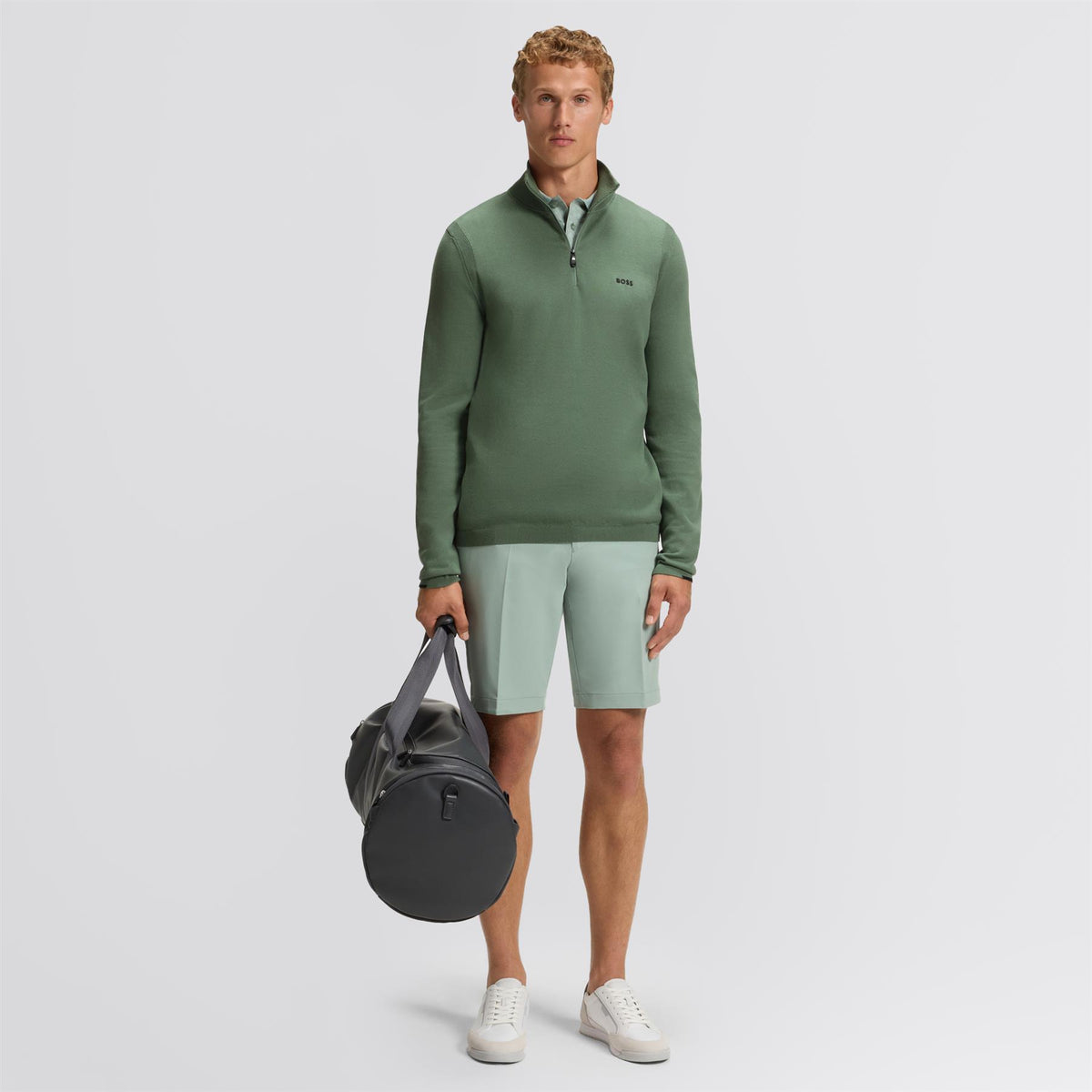 Ever-X Quarter Zip Open Green