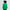Three Stripes Quarter Zip Green