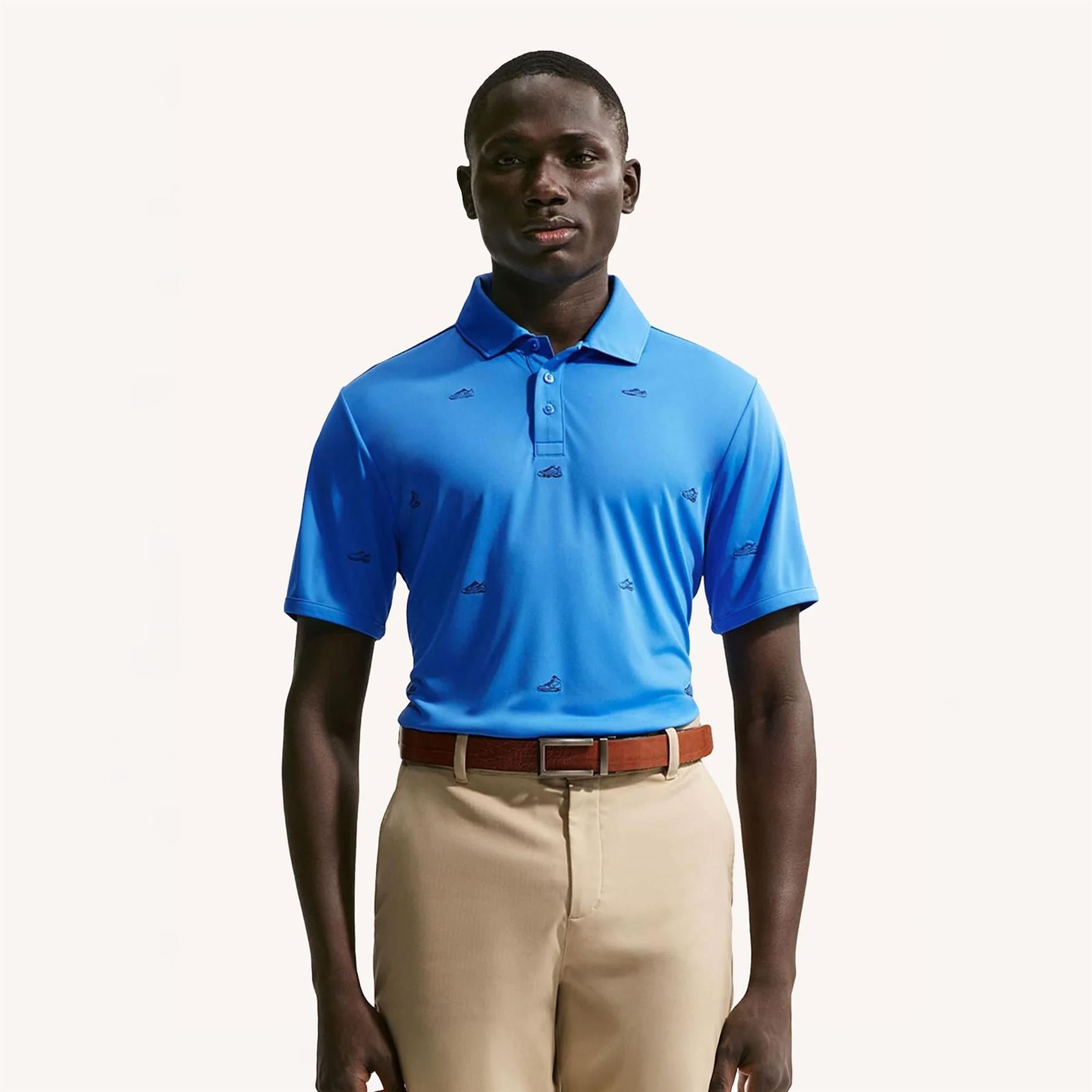 Dri-FIT Par 5 Polo Pacific Blue/College Navy