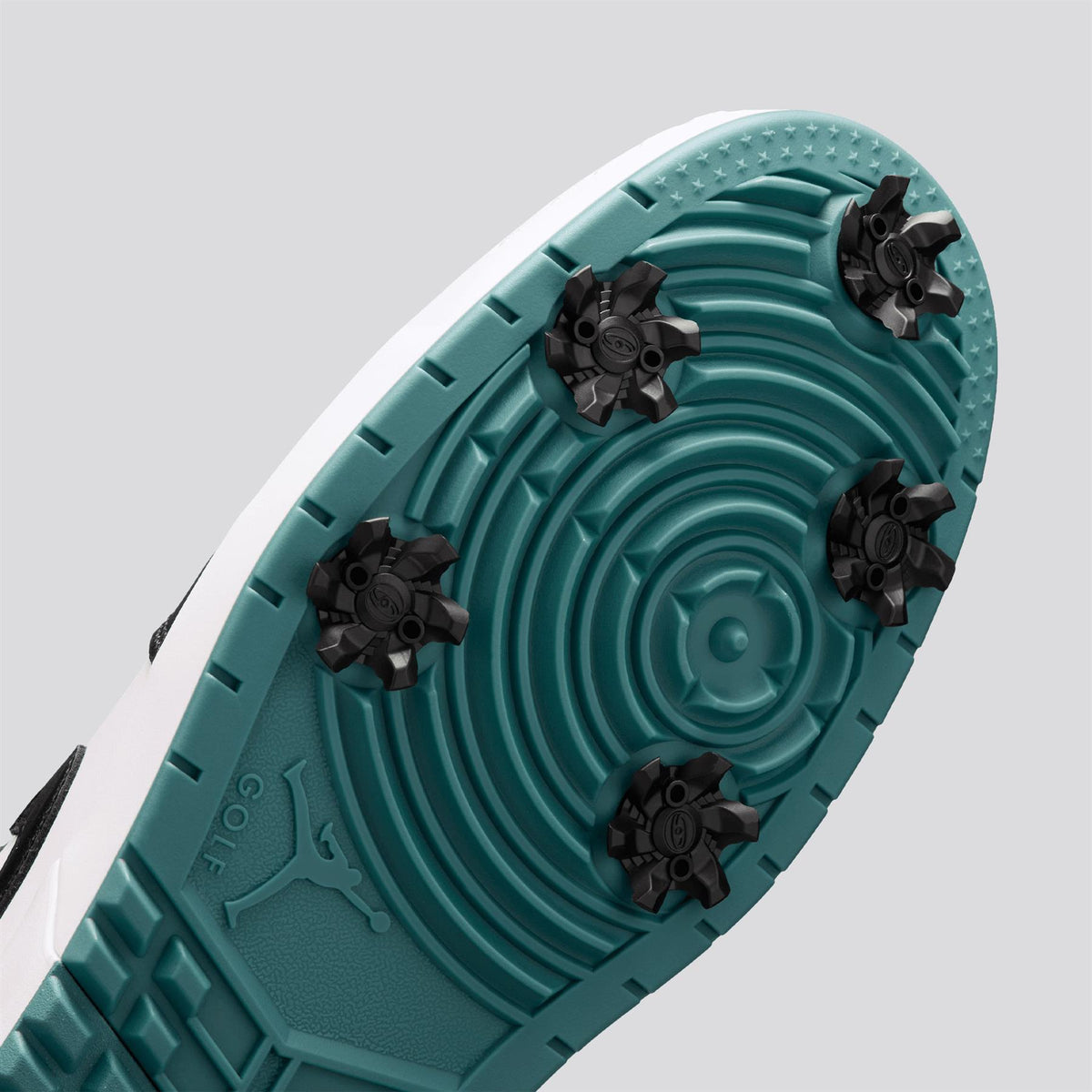 Air Jordan 1 Low Spiked Golf Shoes Mineral Teal/Black