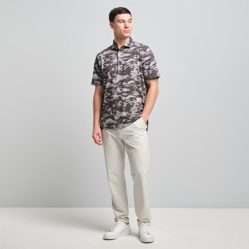 RLX Luxury Performance Jersey Polo Charcoal Grey Course Camo
