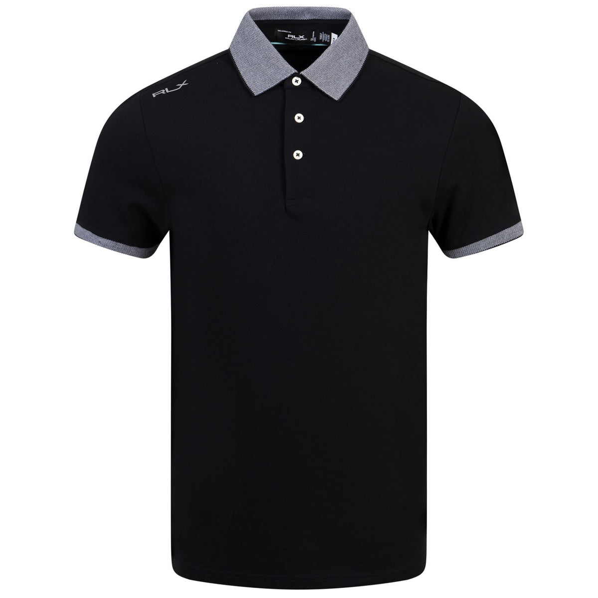 Ralph Lauren RLX Tailored Cotton Knit Polo Black | TRENDYGOLF ...