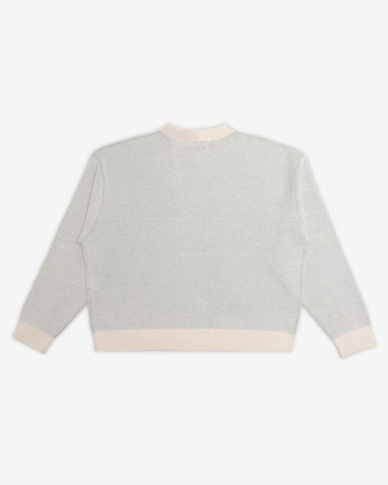 Chip Knit Crew Sweater Cream