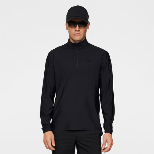 Ollie Tech Quarter Zip Mid Layer Black