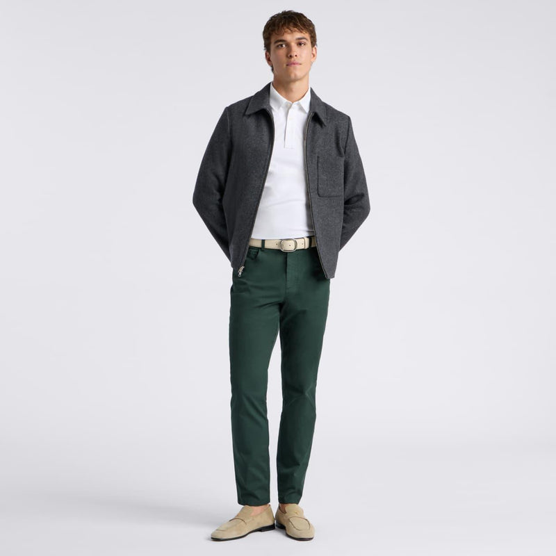 Pocket Pique Polo Snow