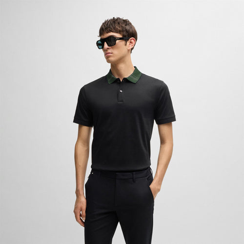 Phillipson 117 Cotton Polo Black