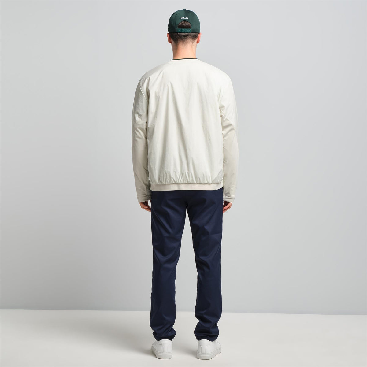 RLX Stretch Hybrid Graphic Pullover Stone Pebble