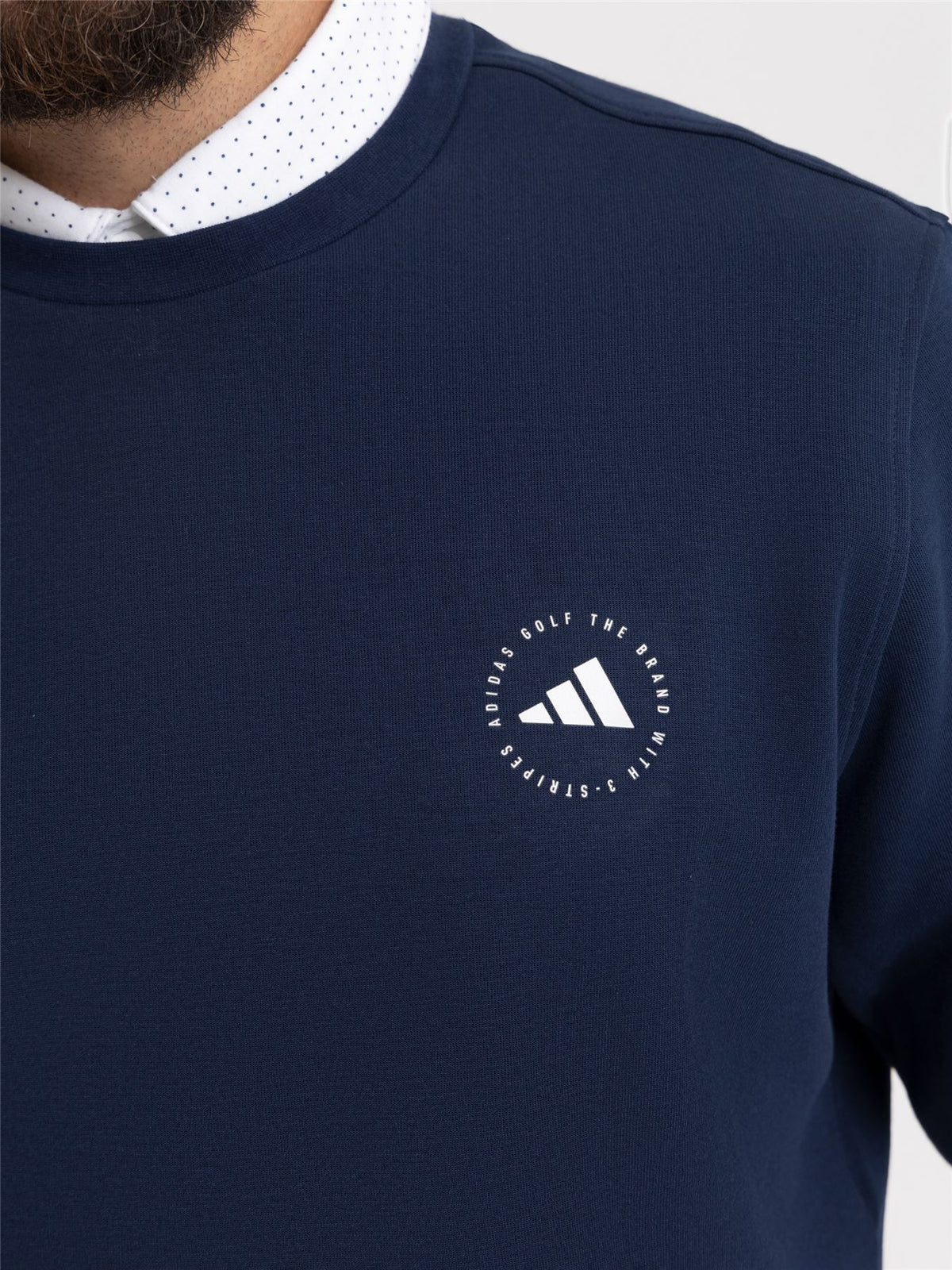 Core-Sweatshirt mit Rundhalsausschnitt, reguläre Passform, Marineblau – SS24