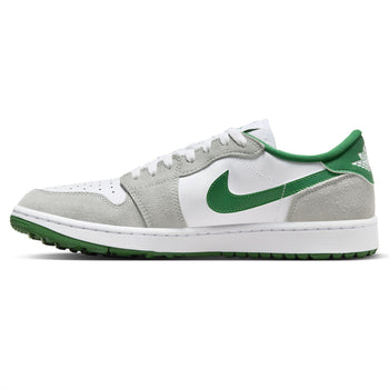 Nike Air Jordan 1 Low Golf Shoes White/Green | TRENDYGOLF.COM
