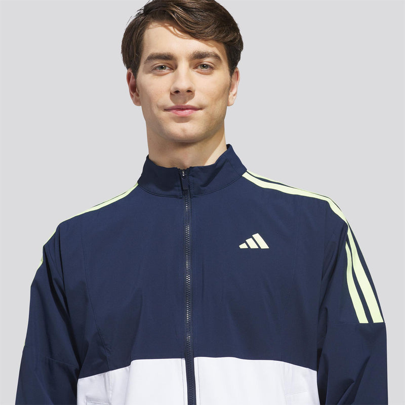 adidas Beyond The Course Twistweave Full-Zip Windbreaker - back view
