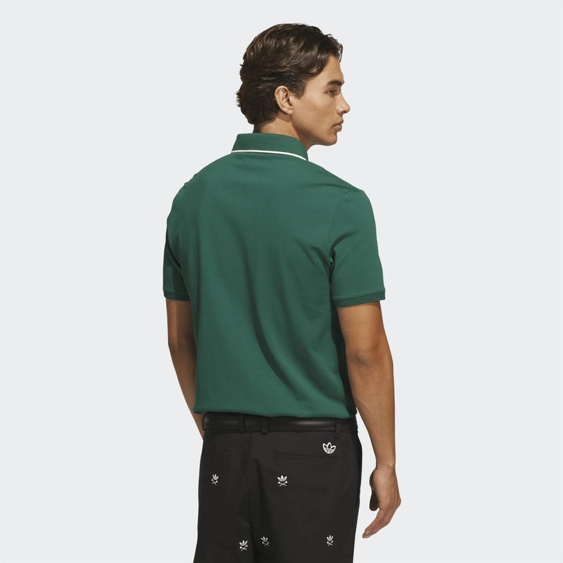 Originals Twistknit Trefoil Polo Collegiate Green