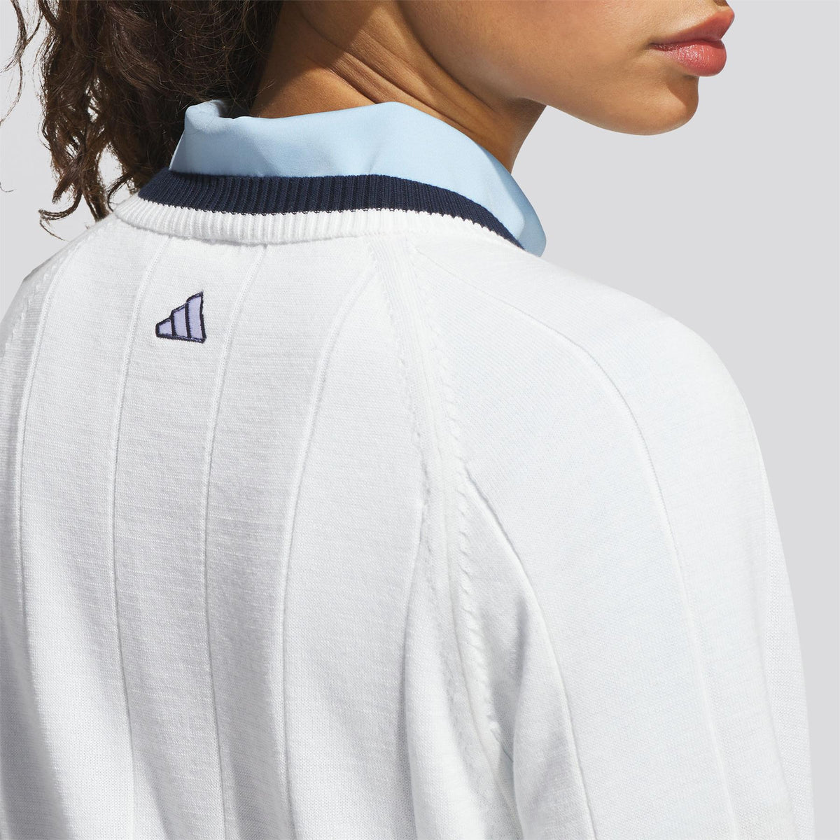 Ultimate365+ Knit Crew Sweater White