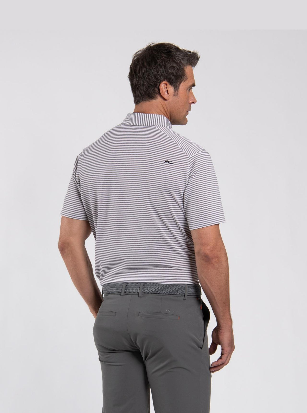 Lee Stripe Polo Espresso/White