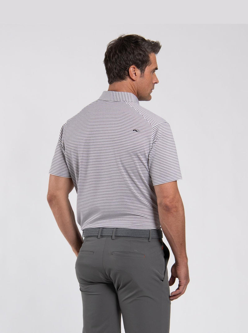 Lee Stripe Polo Espresso/White
