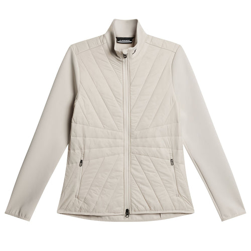 Womens Holma Quilt Hybrid Jacket Moonbeam - SS25