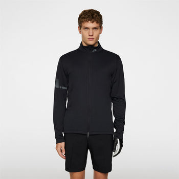Heath Full Zip Mid Layer Black