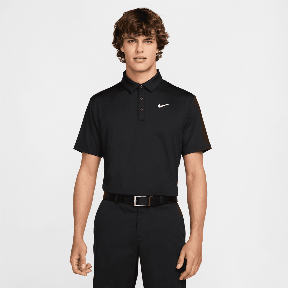 Dri-FIT Tour Solid Polo Black/White