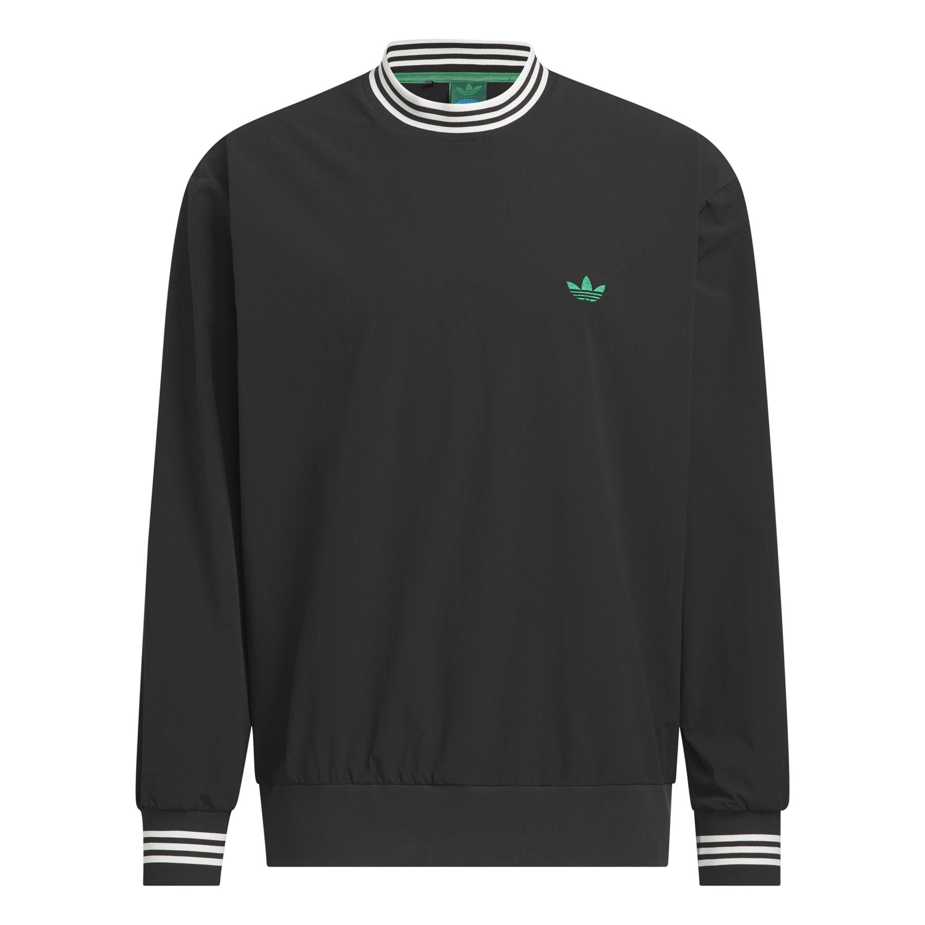 adidas Rolling Links Skate Crew Neck Sweatshirt Black