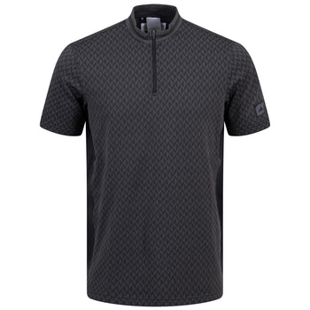 adidas Adicross Mock Neck Quarter Zip Polo Black