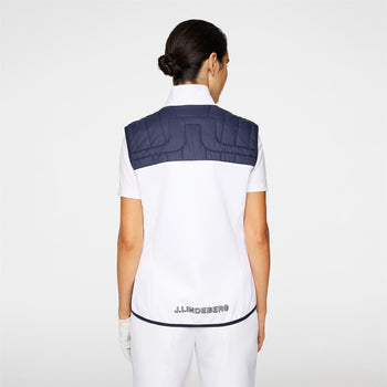 Holma Quilt Hybrid Vest JL Navy