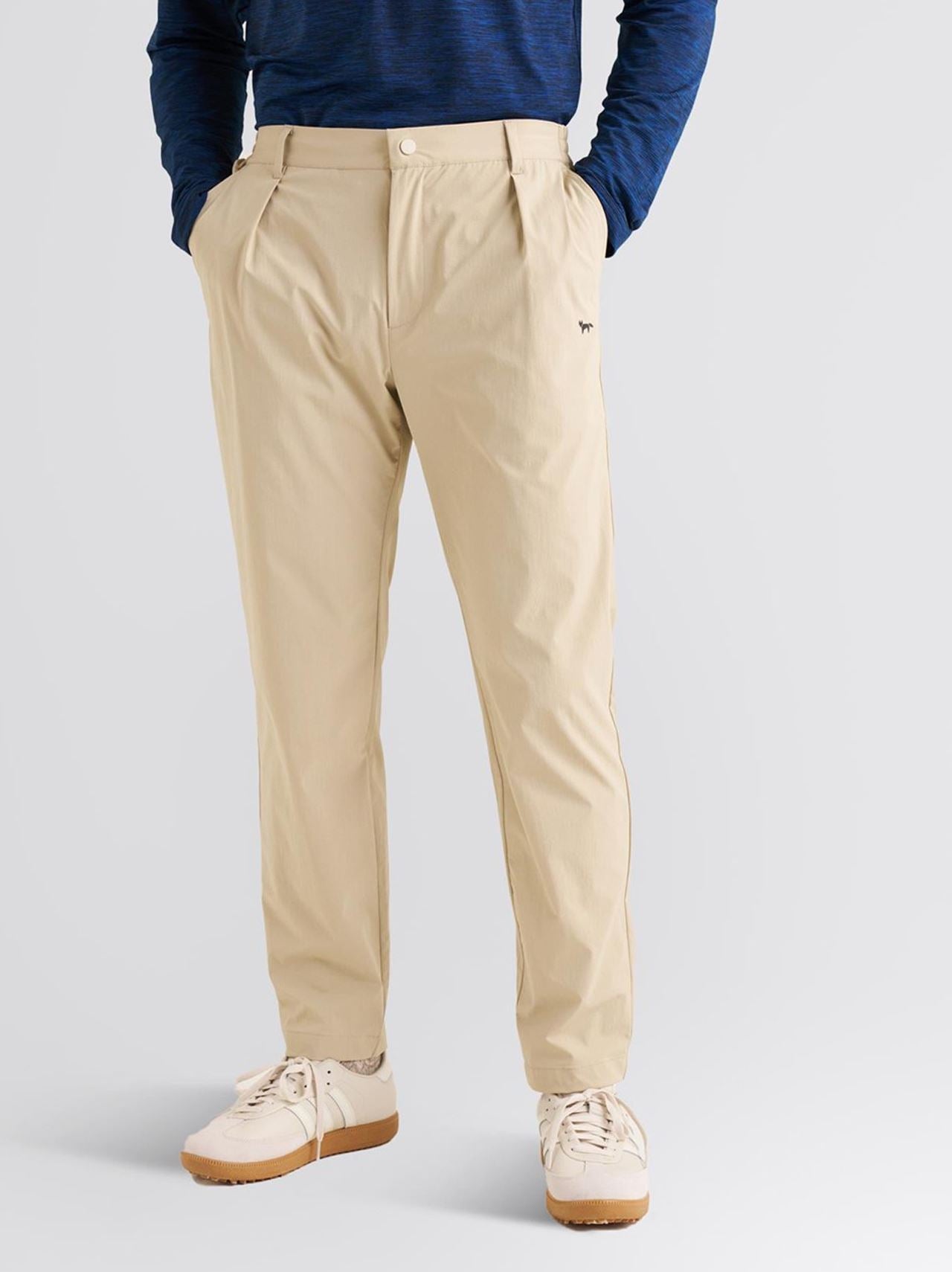 Stretch Golf Trousers Beige