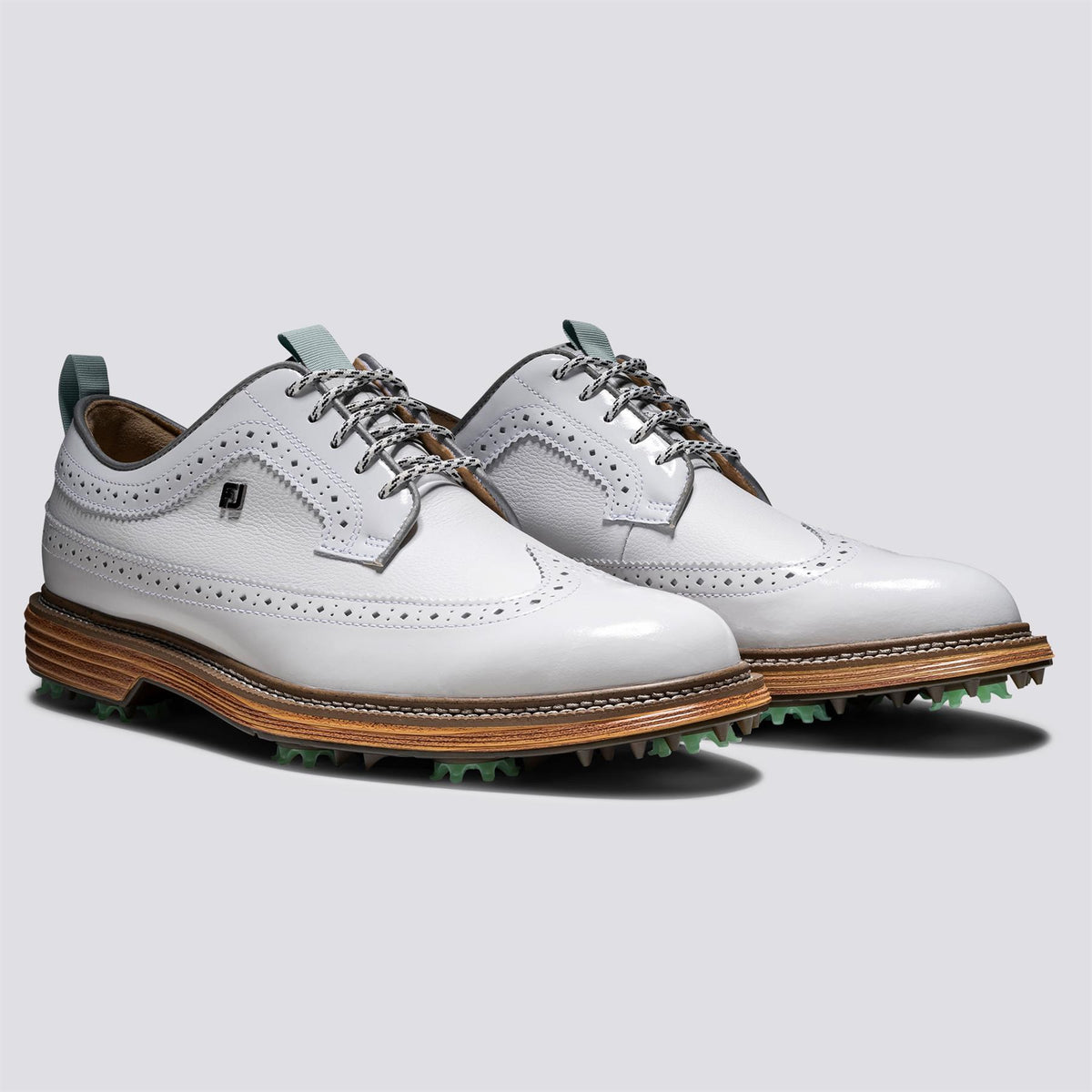Premiere Series Marquis Spiked Golf Shoes Todd Snyder White/Harbour Mist