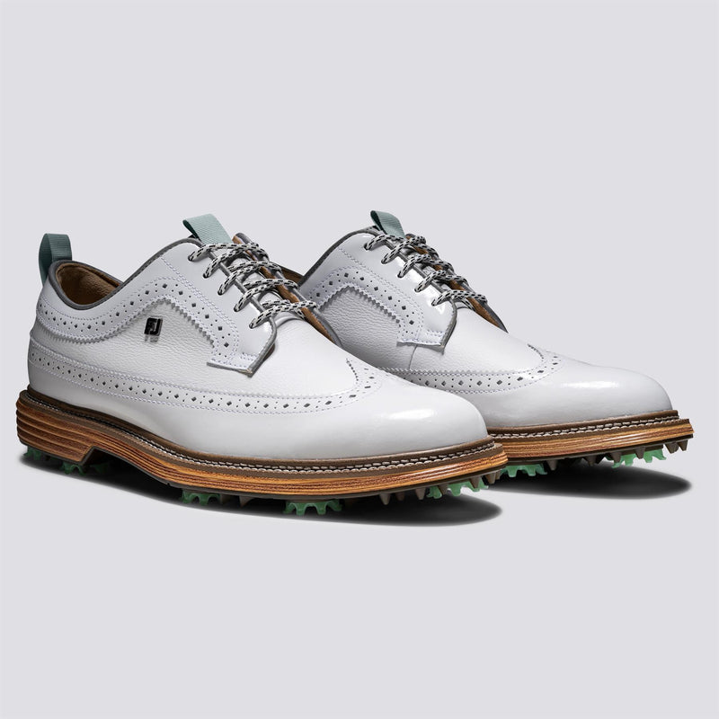Premiere Series Marquis Spiked Golf Shoes Todd Snyder White/Harbour Mist