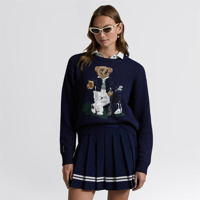 RLX Bear Cotton Sweatshirt Refined Navy