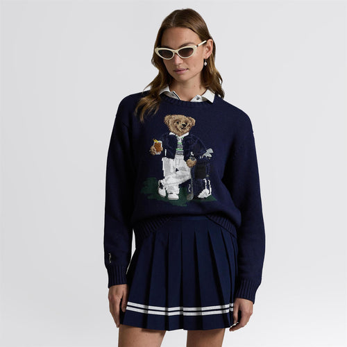 RLX Bear Cotton Sweatshirt Refined Navy