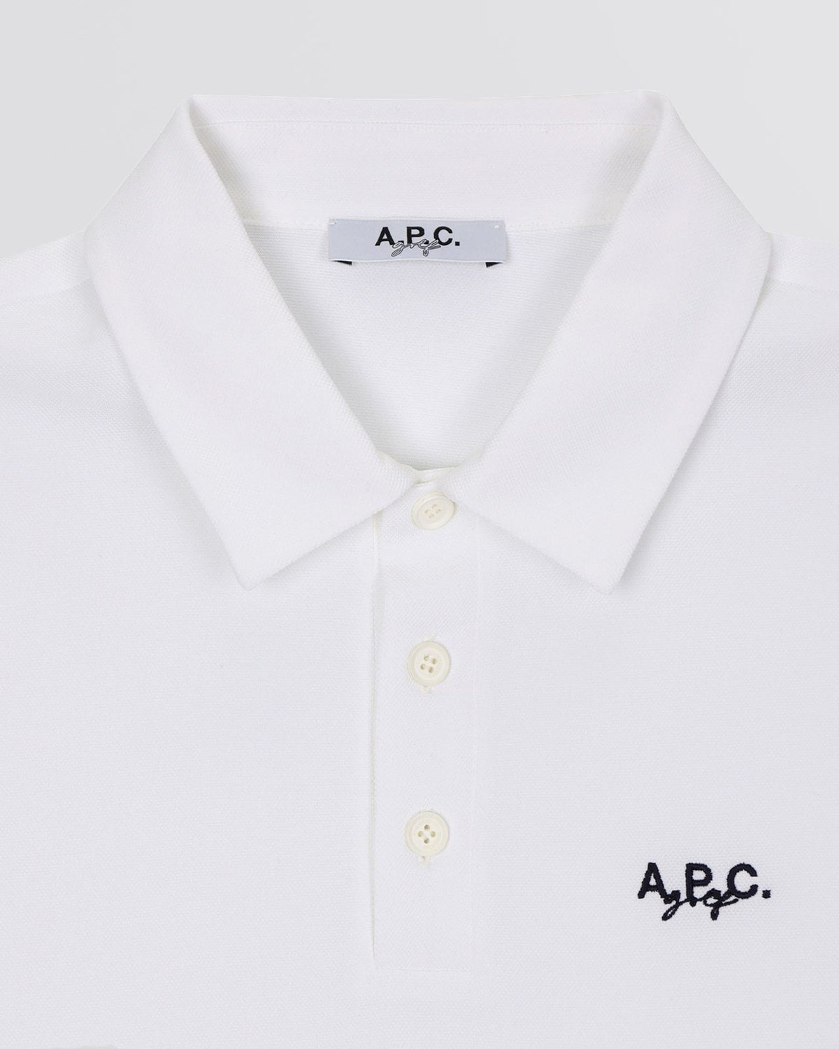 Noa Knit Polo White