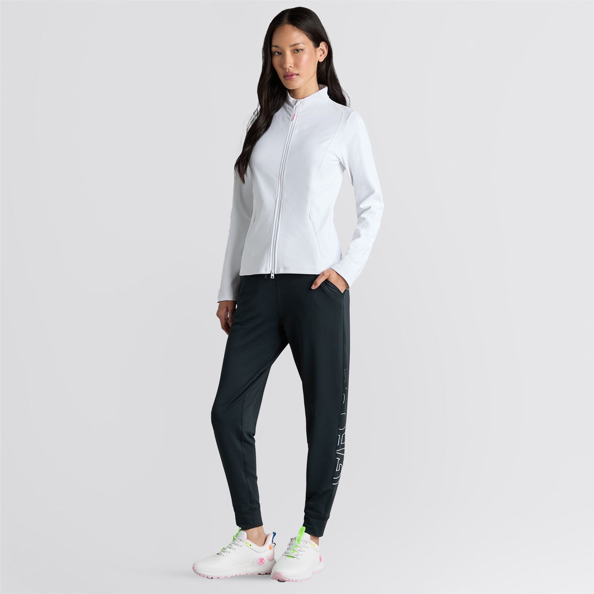 Brushed Back Tech Full Zip Mid Layer Snow