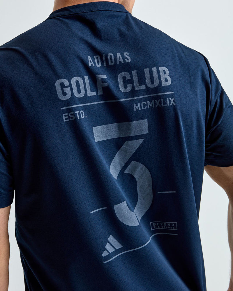 Beyond The Course Golf Club Twistknit Range T-Shirt Collegiate Navy