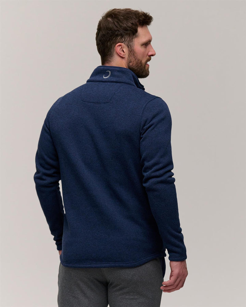 Maier Sweater Knit Fleece Jacket Navy