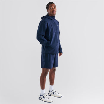 Malbon Golf Performance Full Zip Shell Jacket Navy | TRENDYGOLF UK