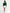 Annabelle Knit Sweater Green/White