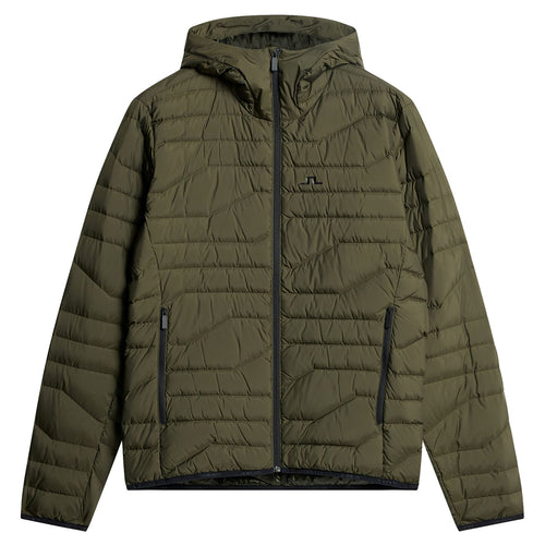 Cliff Light Down Hood Jacket Forest Green - AW24