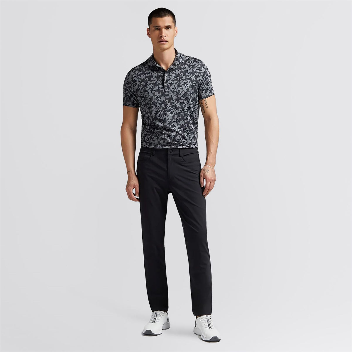 Tour 5 Pocket Straight Leg Trousers Onyx