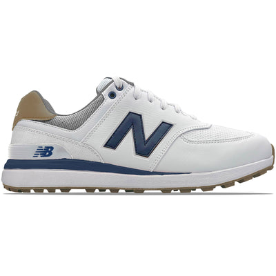 574 Greens V2 Spikeless Golf Shoes White/Navy - SS24