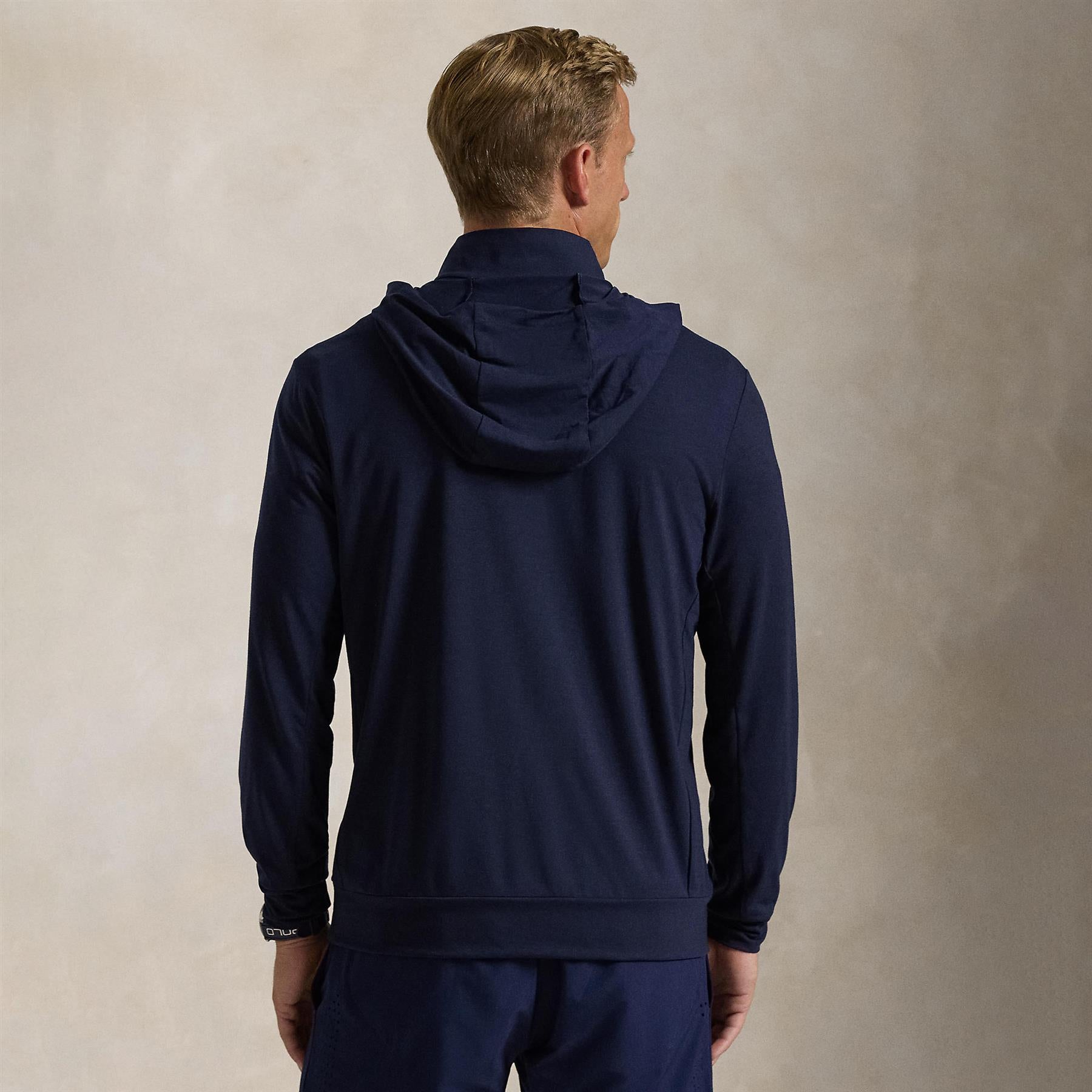 Ralph Lauren RLX Tailored Fit Tech Wool Half Zip Jacket Refined