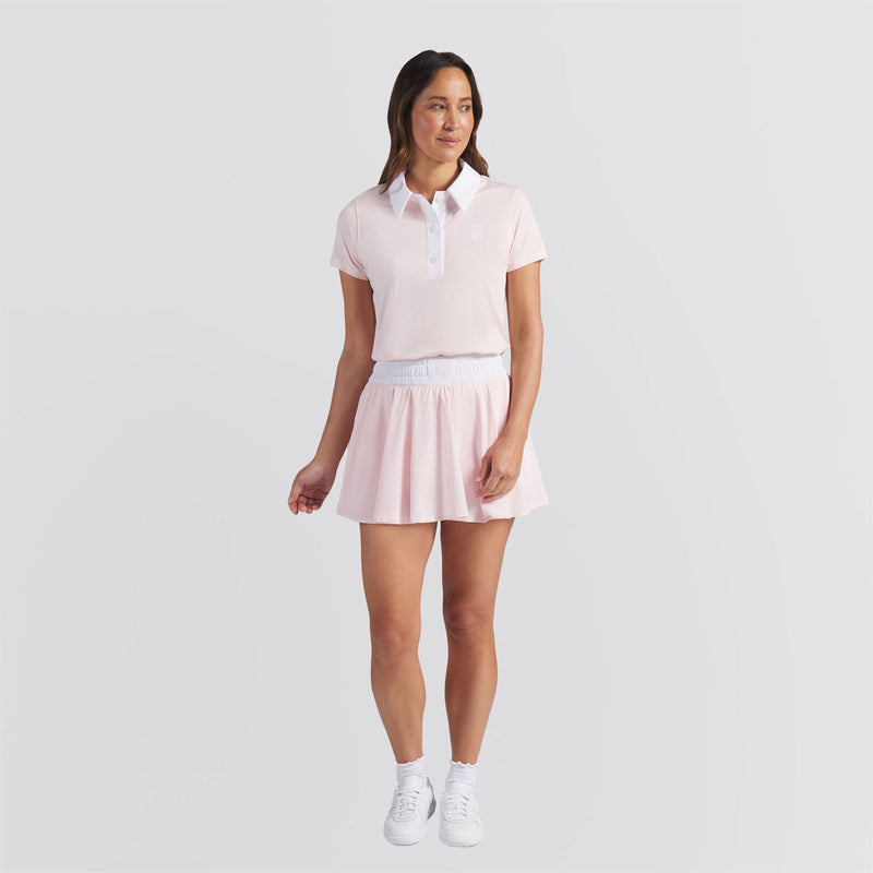 x MUMU Woven Golf Skirt Rose Blossom