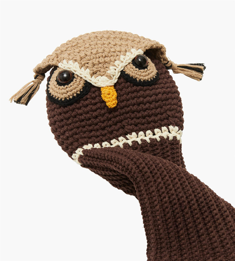 Crochet Club Cover Owl