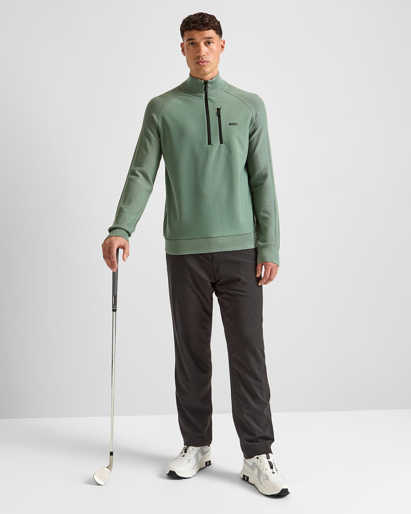 Civic Hybrid Quarter Zip Open Green