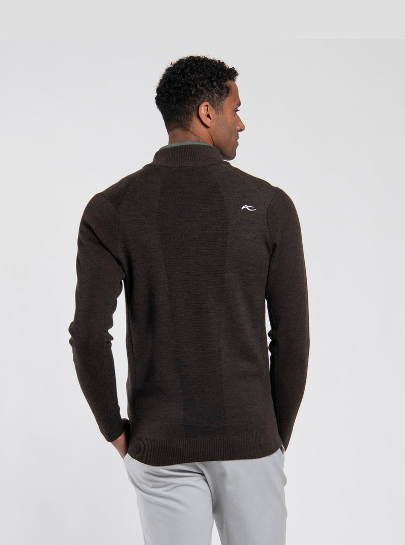 Walker Half-Zip Espresso/Black