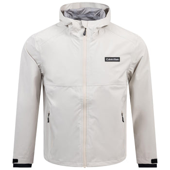 Feather Dry 15K Hooded Waterproof Jacket Sand