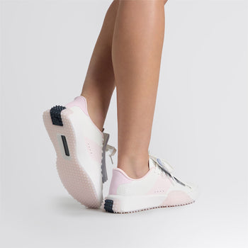 G/FORE G.112 Perforated Kiltie Golf Shoes Snow/Blush